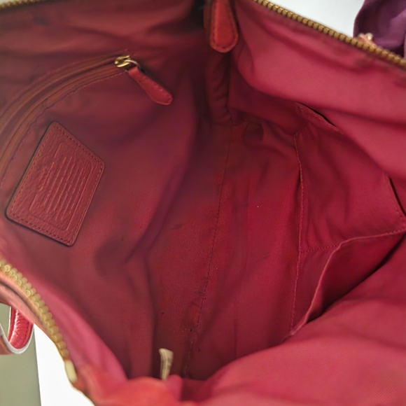 Coach Pink Tote/Satchel Bag - Picture 3 of 5